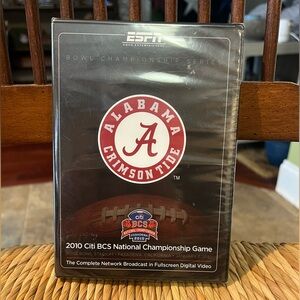 Unopened! Alabama Crimson Tide 2010 National Championship Game DVD.Bonus Footage